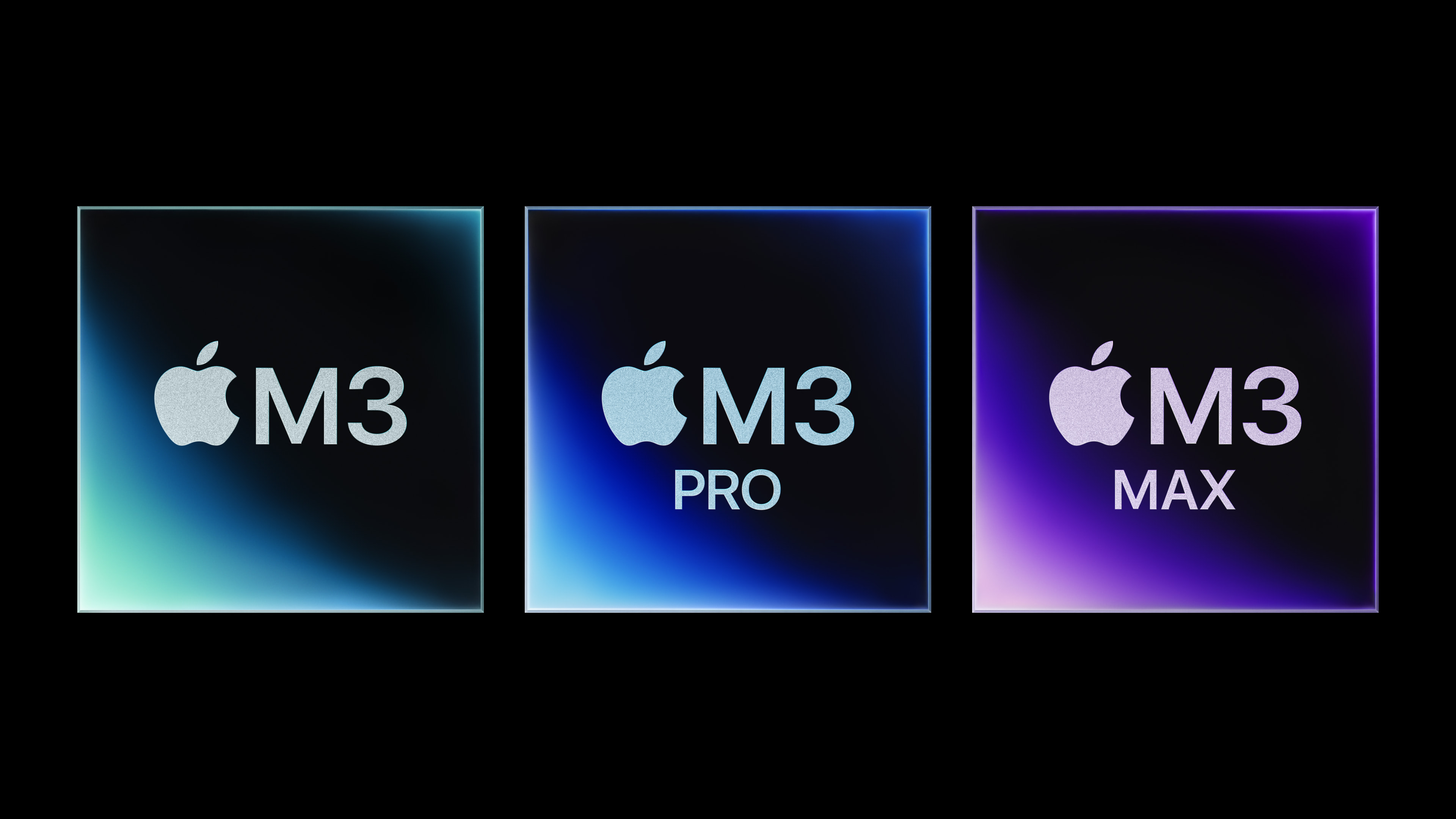 Apple&rsquo;s new M3 chips, Image: Apple